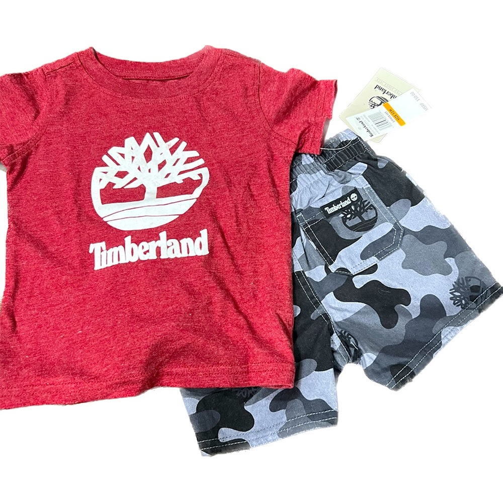 New w/ Tags☀️ Timberland Short Set Size 12 Months